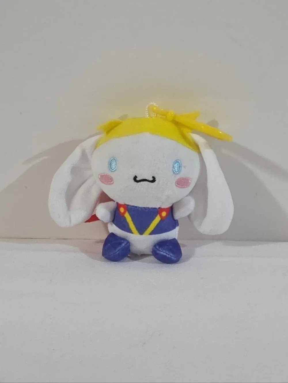 Cinnamoroll hero outfit plushie keychain